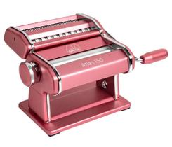 Maquina de Macarrão Rosa 3 Tipos Massas Atlas 150 Pink Marcato