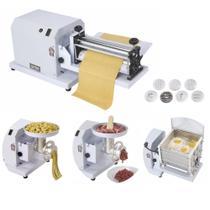 Máquina de Massa Caseira Arke Laminador Espaguete Macarrão Moedor Carne Sovadeira 5kg Ciclo 110v 220v Bivolt