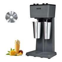 Máquina de milkshake VEVOR 375W x 2 elétrica de 3 velocidades com 2 xícaras de 820mL