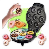 Máquina De Mini Donuts 110v Elétrica Fácil Antiaderente Mini