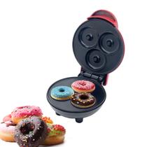 Máquina de Mini Donuts Rosquinhas Cozinha Antiaderente Confeitaria Culinária Sobremesa Crianças Biscoito