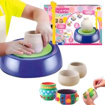Máquina De Modelar Vaso Cerâmica Art Criativa Reutilizavel Original - Dm toys Máquina De Modelar Vaso Cerâmica Art Criativa Reutilizavel Original - Dm toys