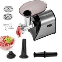 Máquina De Moedora Carne Fazer Linguiça Hamburguer Automático 220v Portatil