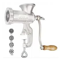 Maquina de moer moedor de carne manual boca 10 - kala + 3 acessórios reforçado Maquina de moer moedor de carne manual boca 10 - kala + 3 acessórios reforçado