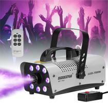 Máquina de neblina BORGOVA 700W com 8 luzes de par LED de 0,5 L Máquina de neblina BORGOVA 700W com 8 luzes de par LED de 0,5 L