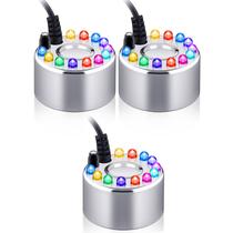 Máquina de neblina ultrassônica de Halloween Mist Maker Fogger, 3 unidades