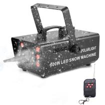 Máquina de neve BIPOLARLIGHT 800W com 6 luzes LED e controle remoto