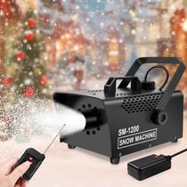 Máquina de Neve JUOIFIP 1200W - Controle Remoto Sem Fio - 850mL