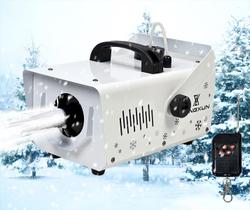 Máquina de neve LANGXUN 800W com controle remoto manual e sem fio