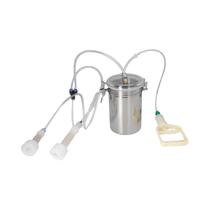 Máquina De Ordenha Manual De 2000ml, Portátil, Em Aço Inoxidável, Kit Para Fazenda De Leite,