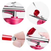 Máquina de Oxigênio para Água Facial Airbrush Compres - Injetor de Oxigênio