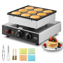 Máquina de panquecas holandesa VEVOR 9 unidades Dorayaki Baker de 76 mm de diâmetro