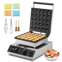 Máquina de panquecas holandesa VEVOR Mini 25 unidades 43 mm de diâmetro 1700 W Máquina de panquecas holandesa VEVOR Mini 25 unidades 43 mm de diâmetro 1700 W