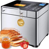 Máquina de pão KBS Pro de aço inoxidável 2LB 17 em 1 com dispensador