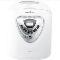 Máquina de Pão Panificadora Elétrica 12 Programa Britânia Multipane Faz 4 tamanhos de pão + Livro de Receitas Bco 220V