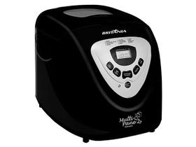 Máquina de Pão Panificadora Elétrica 12 Programas Britânia Multipane Faz 4 tamanhos de pão + Livro de Receitas Pto 220V