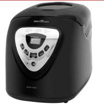 Máquina de Pão Panificadora Elétrica 12 Programas Britânia Multipane Faz 4 tamanhos de pão + Livro de Receitas Pto 220V