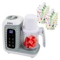 Máquina de Papinha para Bebês EVLA'S Double - Com Cesto a Vapor e Liquidificador Máquina de Papinha para Bebês EVLA'S Double - Com Cesto a Vapor e Liquidificador