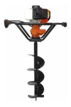 Maquina De Perfuração A Gasolina + 2 Brocas + Extensor 50cm