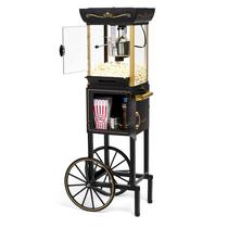 Máquina de pipocas Nostalgia Professional Cart 2,5 onças 300 ml 10 xícaras