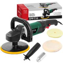 Maquina de Polir 7 Polegadas 1300W Pad1307 Completa DWT Angular 180mm 3000rpm Ideal Polimento de Carros