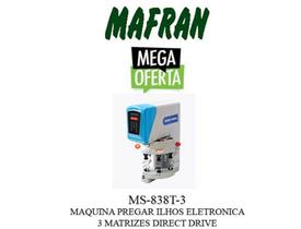 Máquina de Pregar Botão e Ilhós com 3 matrizes- 220v Máquina de Pregar Botão e Ilhós com 3 matrizes- 220v