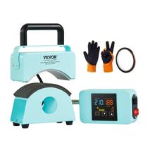 Máquina de prensa de chapéus VEVOR Mini Hat Hat Prensa para tampas verdes