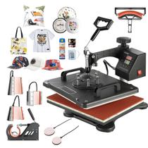 Máquina de prensa térmica VEVOR 8 em 1 30x38cm para camiseta, chapéu e caneca Máquina de prensa térmica VEVOR 8 em 1 30x38cm para camiseta, chapéu e caneca
