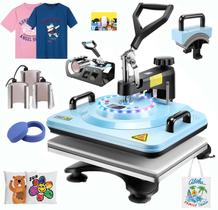 Máquina de prensa térmica Whubefy 38x38 cm 110V 1400W Máquina de prensa térmica Whubefy 38x38 cm 110V 1400W
