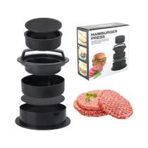 Máquina De Pressão Para Hambúrguer Antiaderente, Forma Redonda Para Hambúrgueres Recheados,