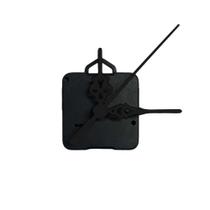 Máquina de Relógio Tic Tac Quartz de Parede 16,5mm com Ponteiros Colonial 5,5cm Preto