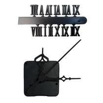 Máquina de Relógio Tic Tac Quartz de Parede 16,5mm com Ponteiros Universal 5,5cm Número Romano Preto Máquina de Relógio Tic Tac Quartz de Parede 16,5mm com Ponteiros Universal 5,5cm Número Romano Preto