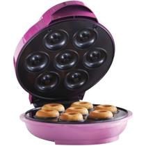 Máquina de rosquinhas Brentwood Mini antiaderente 750W rosa Máquina de rosquinhas Brentwood Mini antiaderente 750W rosa