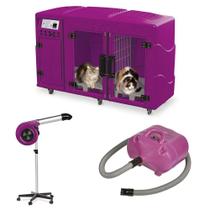 Maquina de Secar + Secador Maestro e Soprador Revolution Kyklon Pink Maquina de Secar + Secador Maestro e Soprador Revolution Kyklon Pink