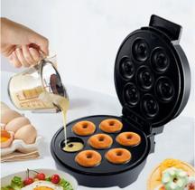 Máquina De Sobremesa Mini Donuts Machine Portátil Para Lanche De Café Da Manhã Infantil