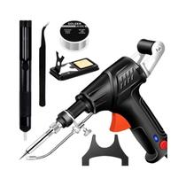 Máquina De Solda a Laser Portátil Multifuncional, Ferro De Solda Metálico Com Cabo - HUXUAN