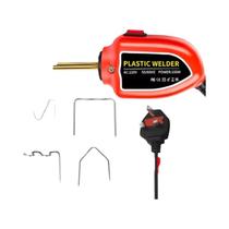 Máquina de Solda de Plástico 100W com Pistola de Grampeador - Kit de Reparo com 200 Peças