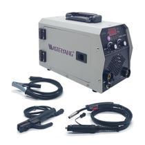 Máquina de Solda Inversora 140A Multiprocesso MIG/TIG/MMA 220V 50/60Hz + Acessórios