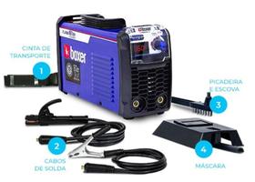 Máquina De Solda Inversora 160A 110/220V Flama 161 - Boxer