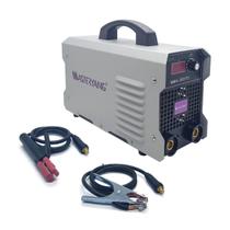 Máquina de Solda Inversora 200A MMA Eletrodo Revestido Sem Gás 200V 50/60Hz + Acessórios