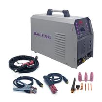 Máquina de Solda Inversora 200A TIG e MMA Eletrodo Revestido 220V 50/60Hz + Consumíveis e Acessórios