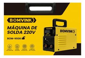 Máquina De Solda Inversora 220v Bomvink Amarelo Máquina De Solda Inversora 220v Bomvink Amarelo