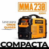 Máquina de Solda Inversora 230A MMA e TIG LIFT 220V Pró Euro Máquina de Solda Inversora 230A MMA e TIG LIFT 220V Pró Euro