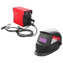 Máquina De Solda Inversora Digital 120a Com Máscara Autom.