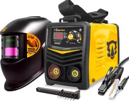 Maquina De Solda Inversora Eletrica Portátil Mma Eletrodo Cor Amarelo Frequência 50hz/60hz 220v