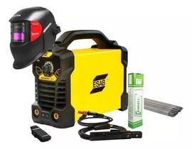 Maquina De Solda Inversora Esab Handyarc 162i Eletrodo Com mascara