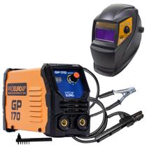 Máquina De Solda Inversora GP 170 bivolt com Máscara Automática Profissional PCR 912 Máquina De Solda Inversora GP 170 bivolt com Máscara Automática Profissional PCR 912
