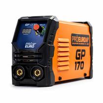 Máquina de Solda Inversora GP 170A Bivolt Pró Euro MMA TIG Lift Portátil Profissional