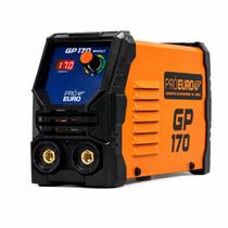 Máquina de Solda Inversora GP 170A Bivolt Pró Euro MMA TIG Lift Portátil Profissional