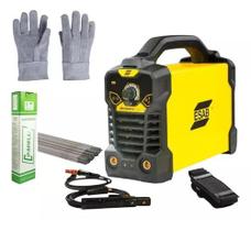 Maquina De Solda Inversora Handy Arc 142i Esab Eletrodo Luva